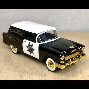 1955 Chevrolet Delivery California Highway Patrol Police Car 1:25 Diecast